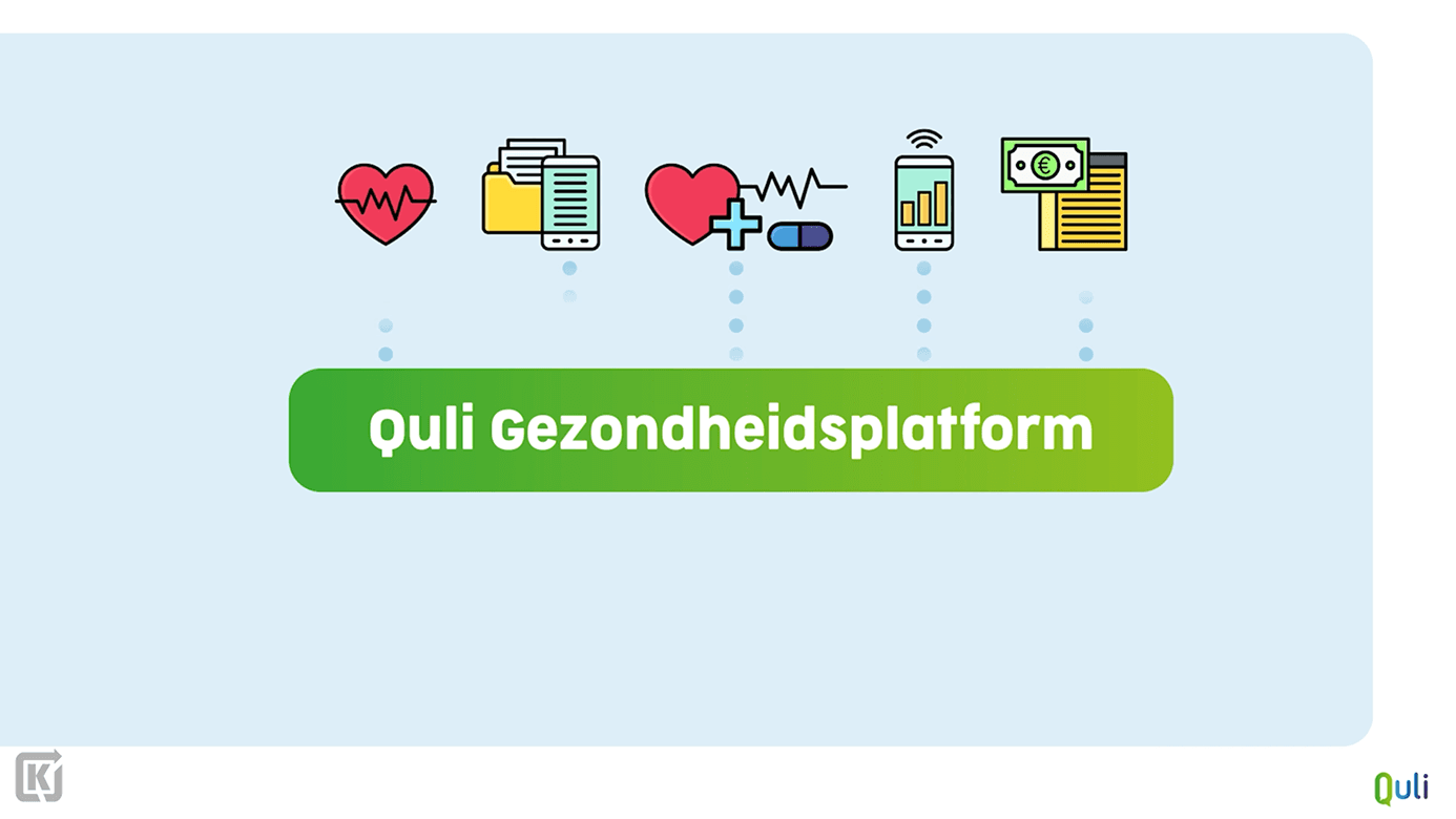 Projectbeeld van HCI-Beurs Video