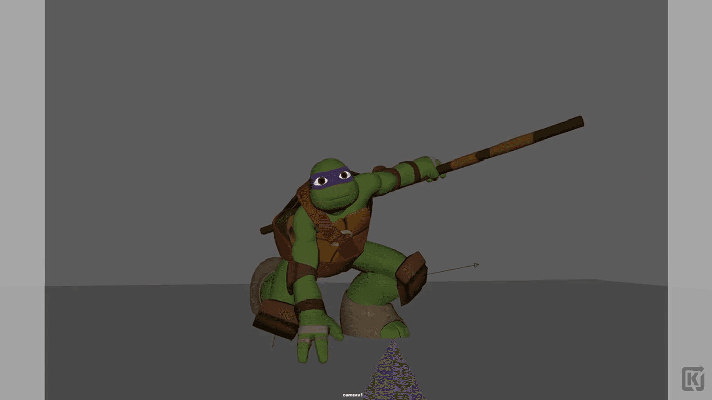Projectbeeld van TMNT 3D-Animatie