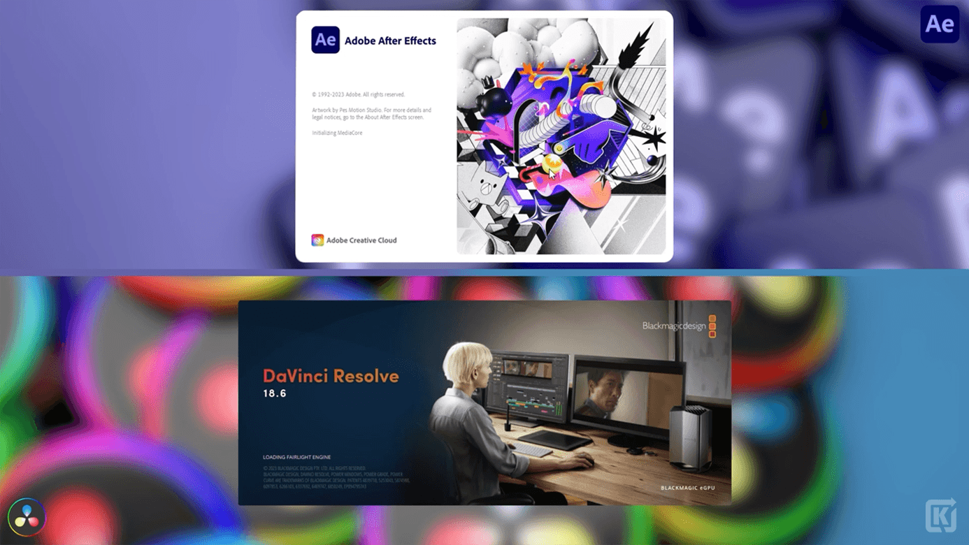 Projectbeeld van After Effect vs DaVinci Resolve Fusion