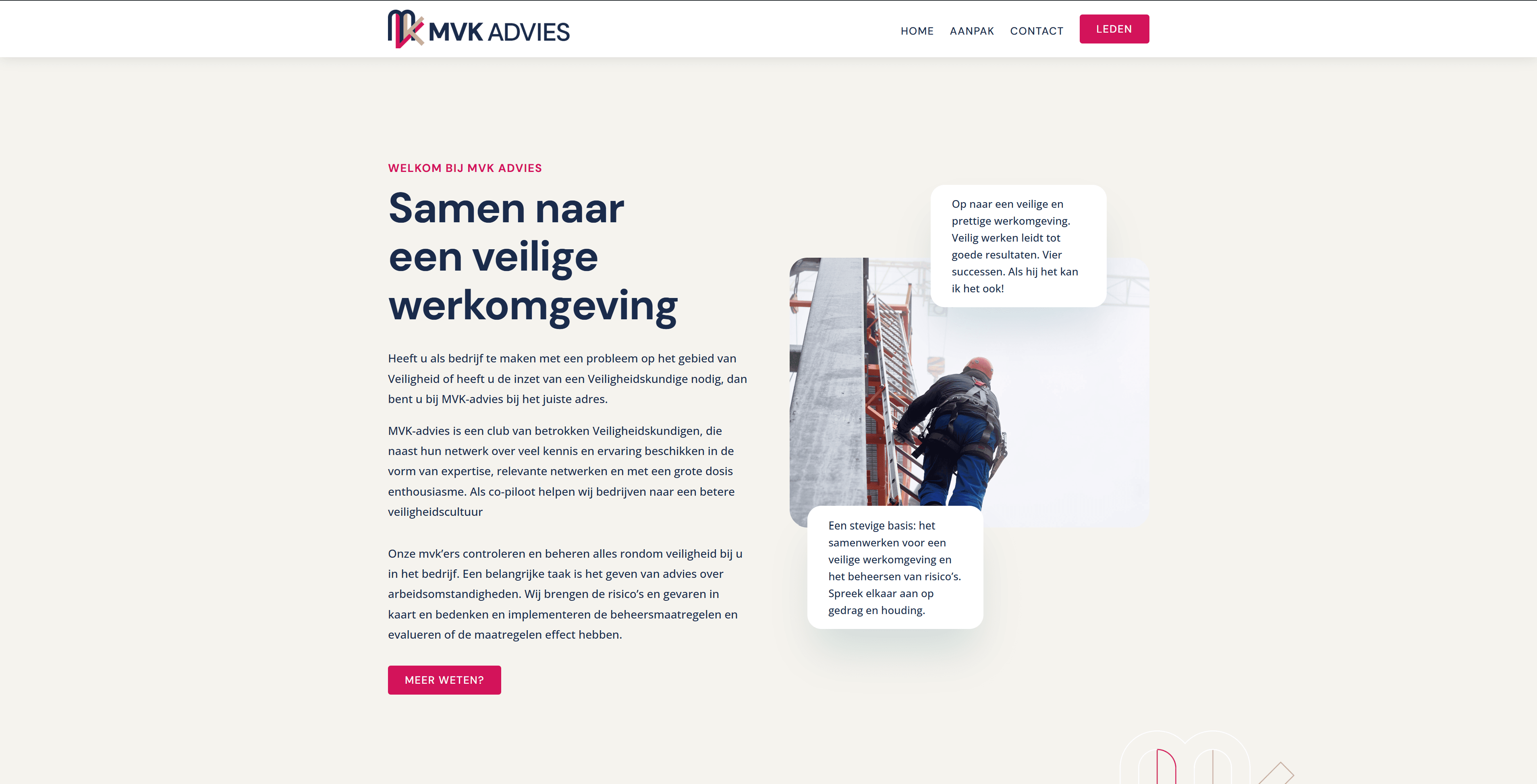 Projectbeeld van MVK Advies