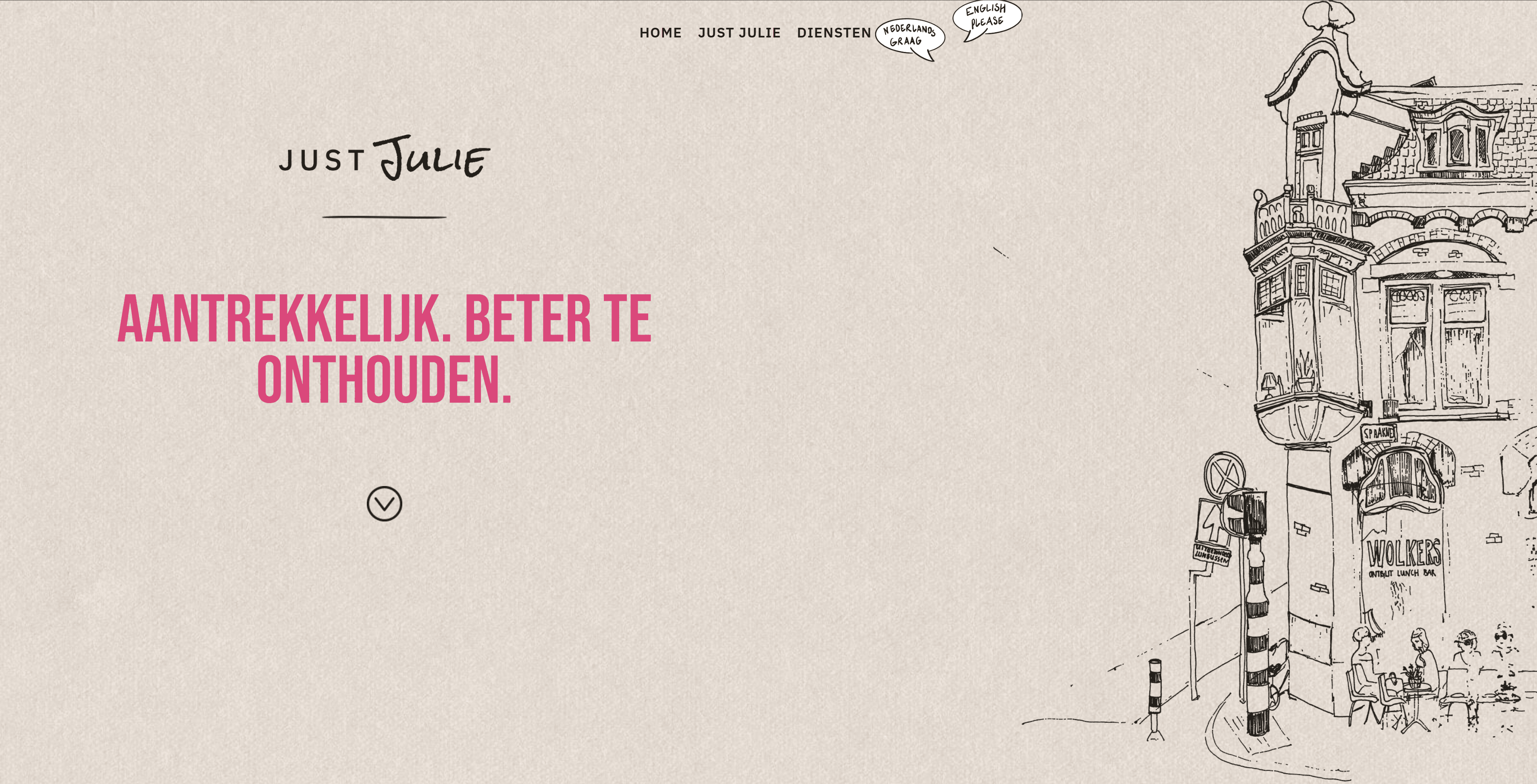 Projectbeeld van JustJulie