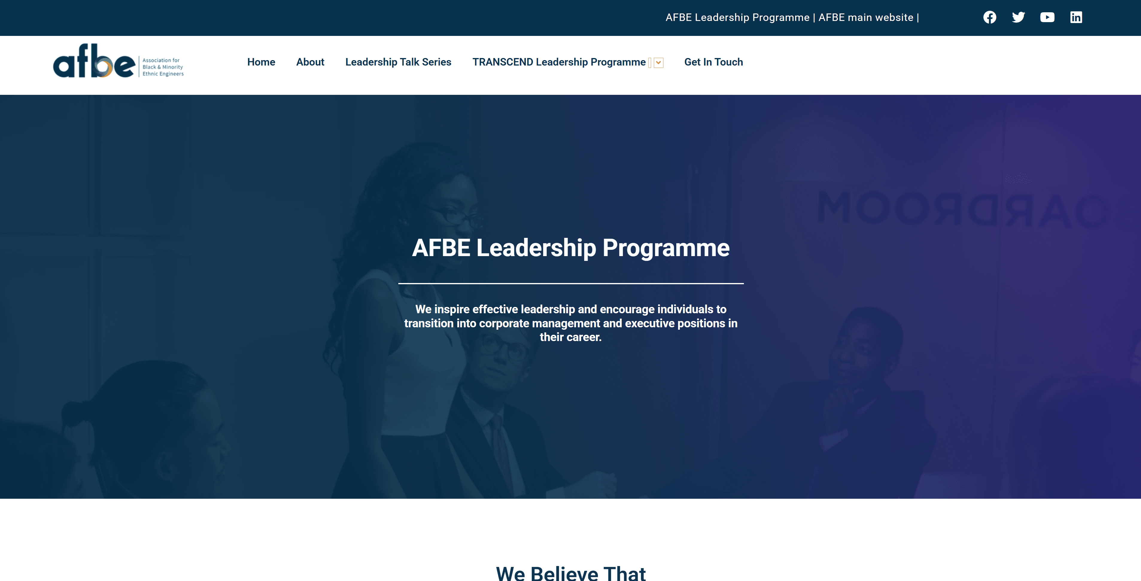 Projectbeeld van AFBE Transcend